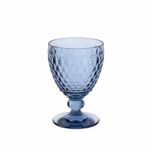 Copa de vino tinto Villeroy & Boch Boston de cristal azul, 310 ml
