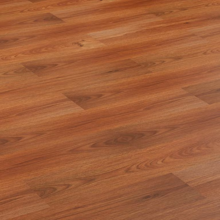 Suelo laminado vidaXL con aspecto de madera en color marrón miel, resistente al agua y con sistema de clic, An/P/Al: 101 x 20 x 0,8 cm, pack de 5 unidades