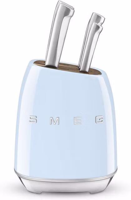 Bloque para cuchillos Smeg color azul kbsf02pb