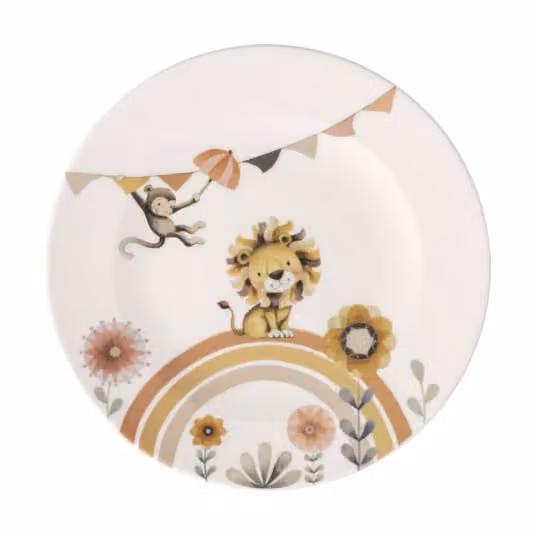Plato infantil Villeroy & Boch Roar like a lion de porcelana multicolor Ø21,5 cm