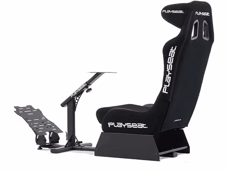 Silla Gaming Playseat Evolution Pro Actifit con estructura de metal y tapizado negro para adultos