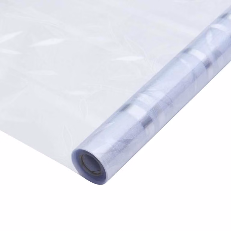 Set de 4 láminas adhesivas para ventana vidaXL de PVC con patrón de bambú, color blanco y transparente