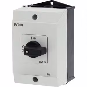 Interruptor de levas Eaton T0-2-8900/I1, 3 polos, Blanco, IP65, montaje en superficie