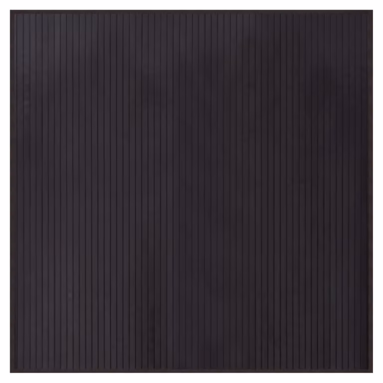 Alfombra cuadrada de bambú vidaXL marrón oscuro, antideslizante, 100 x 100 cm