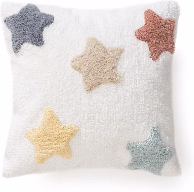 Funda de almohada Benuta Stars multicolor de algodón, 45 x 45 cm