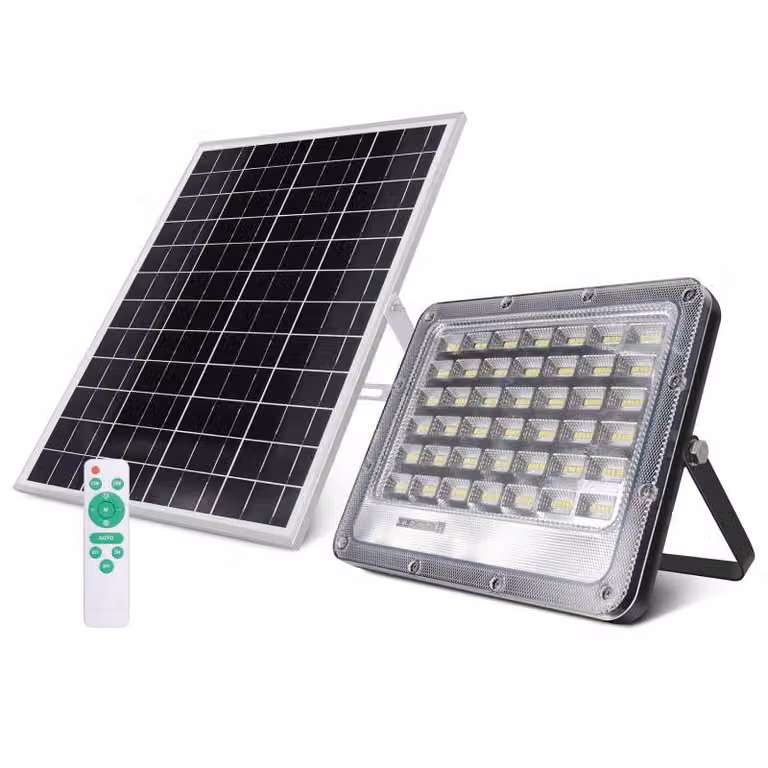 Proyector LED solar Pro Slim LEDBOX de 200W con batería de litio de 20000mAh y luz blanca fría