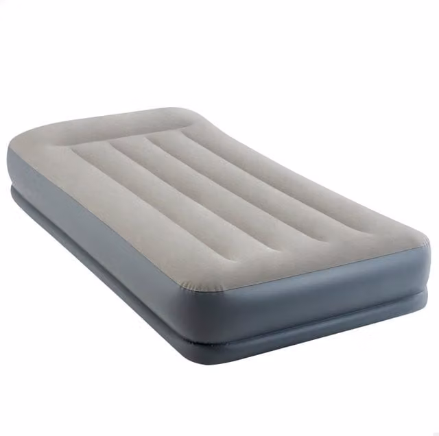 Colchón hinchable individual Intex Dura-Beam de color gris, An/P/Al: 90 x 190 x 30 cm