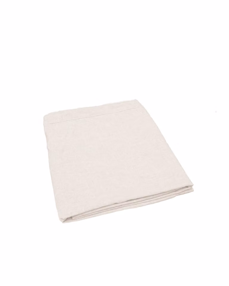 Funda para cabecero de lino Decowood color blanco An/P/Al: 160 x 110 cm