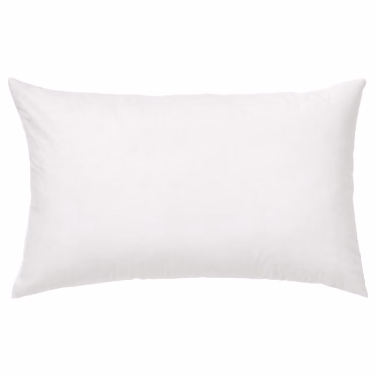 Relleno de cojín rectangular de poliéster Febronie color blanco An/P: 60 x 40 cm