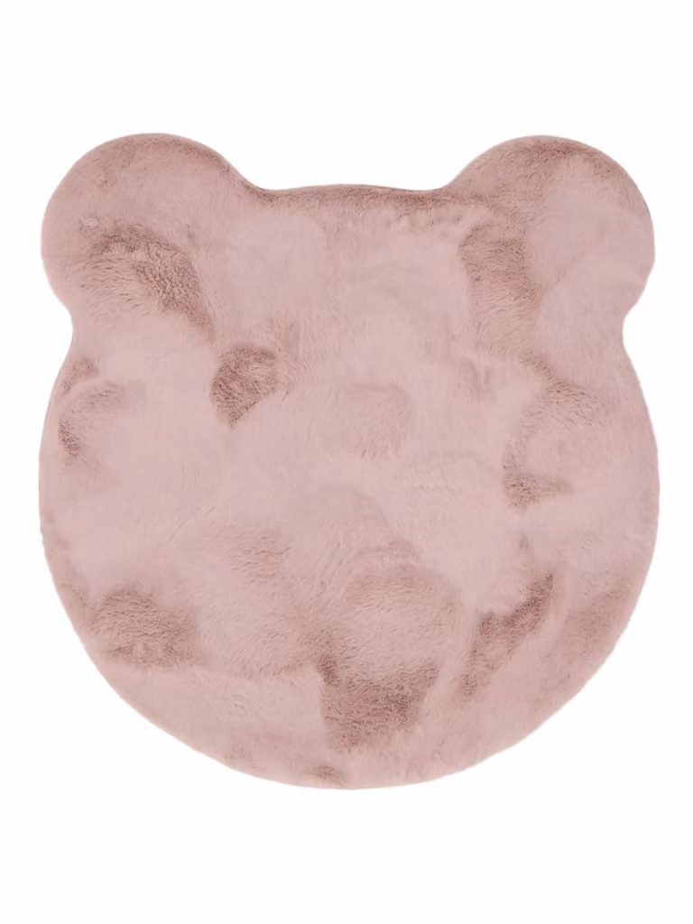 Alfombra infantil Benuta de pelo sintético rosa, lavable y antideslizante, An/P: 100 x 110 cm