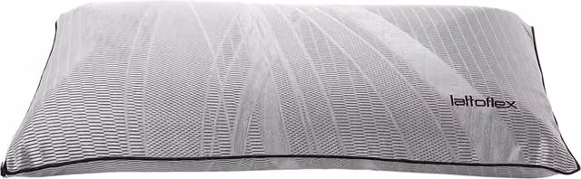 Almohada Lattoflex Silver Gel de gel foam transpirable y lavable en gris, talla S, Altura: 8 cm