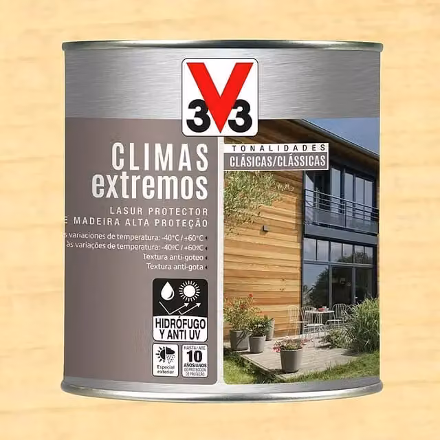 Protector para madera V33 Weatherproof incoloro, 750 ml