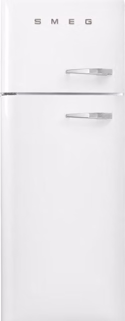 Frigorífico Smeg de dos puertas híbrido con bisagra izquierda en color blanco FAB30LWH6