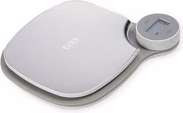 Báscula de cocina TM Electron 80695 gris con capacidad de 5 kg