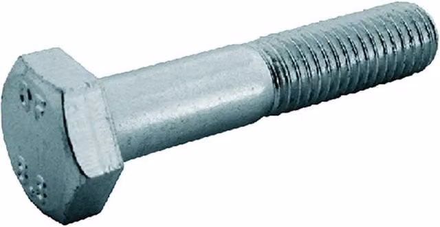 Tornillo de cabeza hexagonal AMBROVIT de acero 8.8 galvanizado, An/P/Al: 20 x 100 mm
