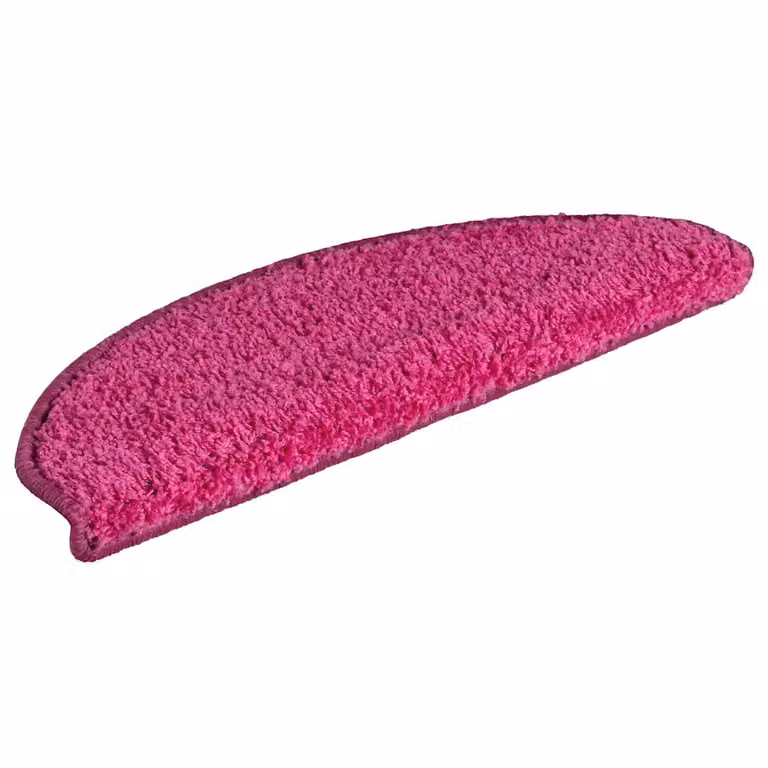 Pack de 30 alfombrillas para escaleras vidaXL de polipropileno, antideslizantes y absorbentes de sonido, color rosa, An/P/Al: 65 x 21 x 4 cm