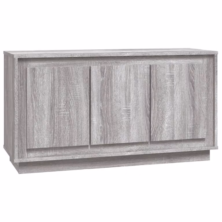 Aparador de madera de vidaXL en color gris sonoma para salón o comedor, An/P/Al: 102 x 35 x 55 cm