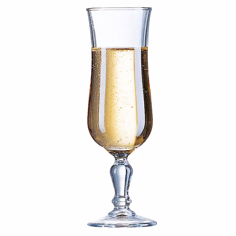Juego de 12 copas de champagne tipo flauta Normandi de Arcoroc en vidrio transparente de 15 cl