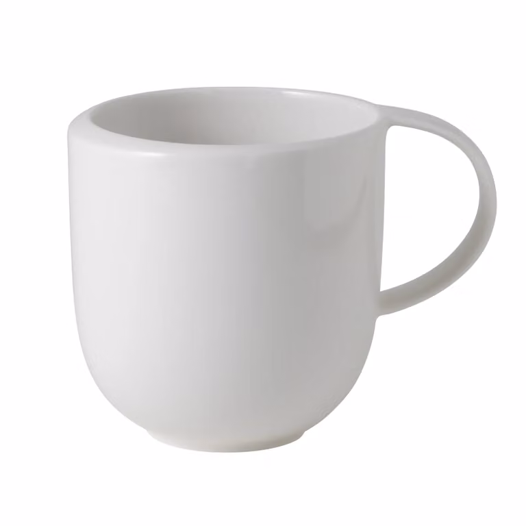 Taza NewMoon de Villeroy & Boch en porcelana blanca de 390 ml