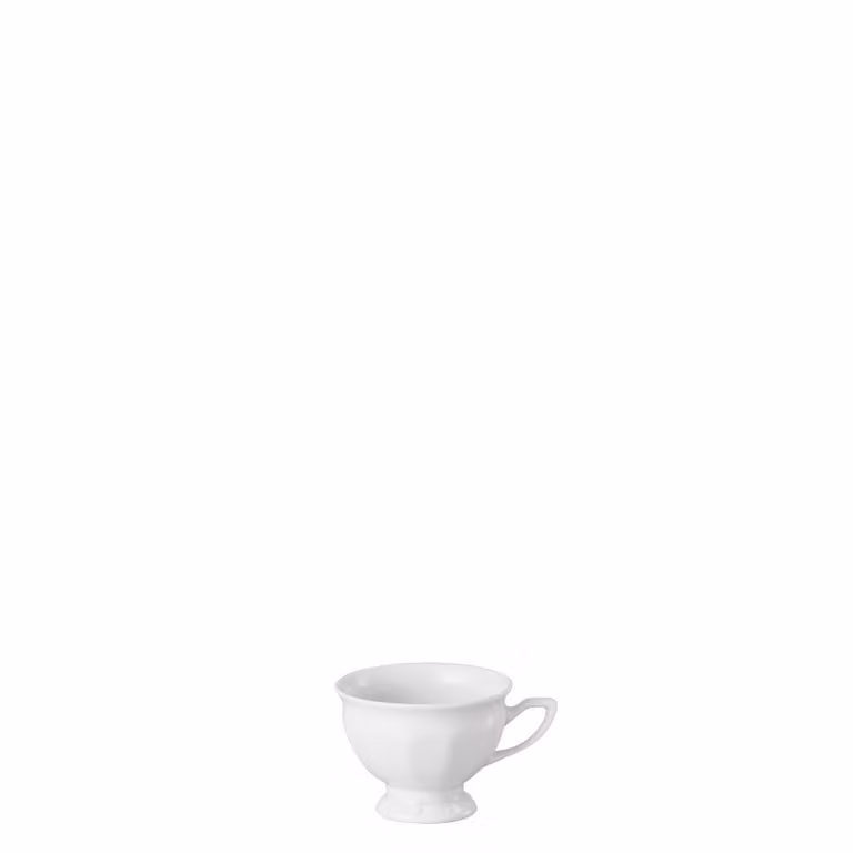 Taza de café espresso y moka Maria de Rosenthal en porcelana blanca
