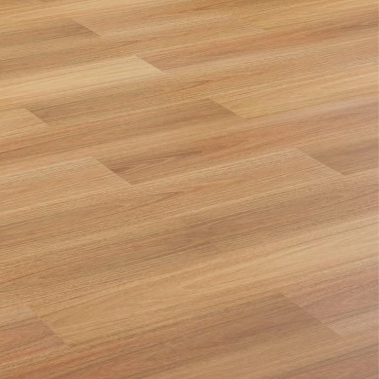 Suelo laminado vidaXL Nuez Oscura con efecto madera, resistente al agua y sistema click, 5 unidades, An/P/Al: 101 x 20 x 0,8 cm