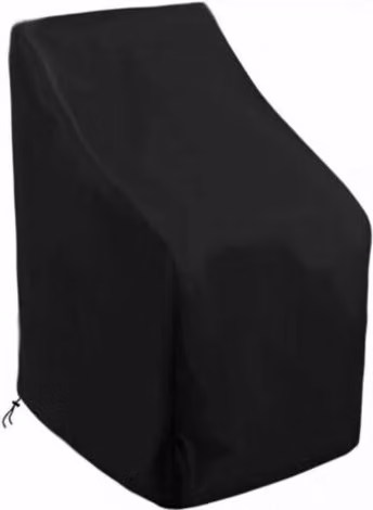 Funda protectora impermeable y antipolvo para sillas de comedor ULISEM de poliéster Oxford, An/P/Al: 89 x 89 x 120 cm