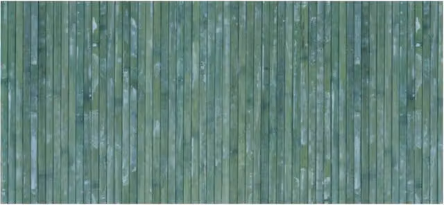 Alfombra de bambú Reds Mediawave Store con fondo antideslizante y lavable, color verde, An/P: 50 x 120 cm