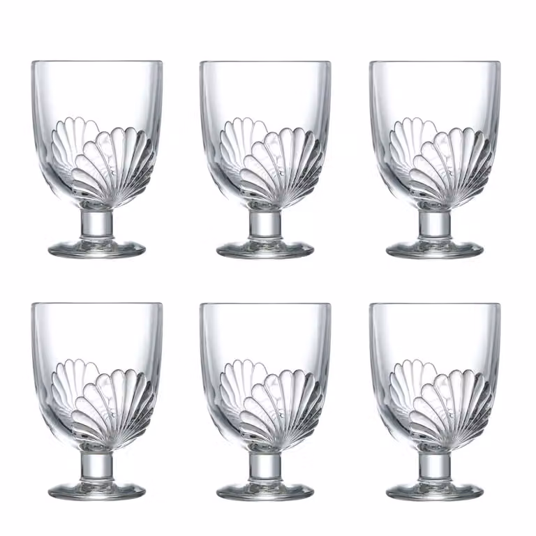 Set de 6 copas de vino La Rochère Belle-ile de vidrio transparente de 29 cl