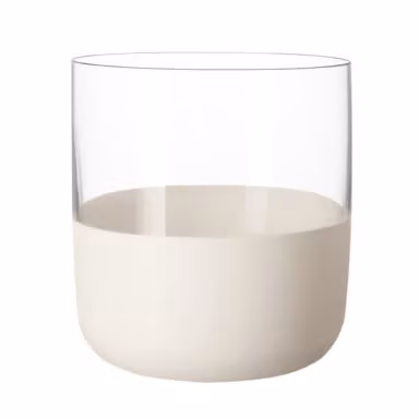 Juego de 4 vasos de chupito Manufacture Rock de Villeroy & Boch en cristal blanco mate de 40 ml