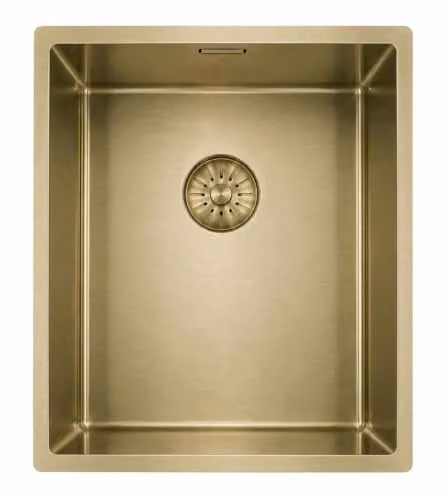 Fregadero Pure.Sink bajo encimera y sobre encimera color dorado An/P: 34 x 40 cm