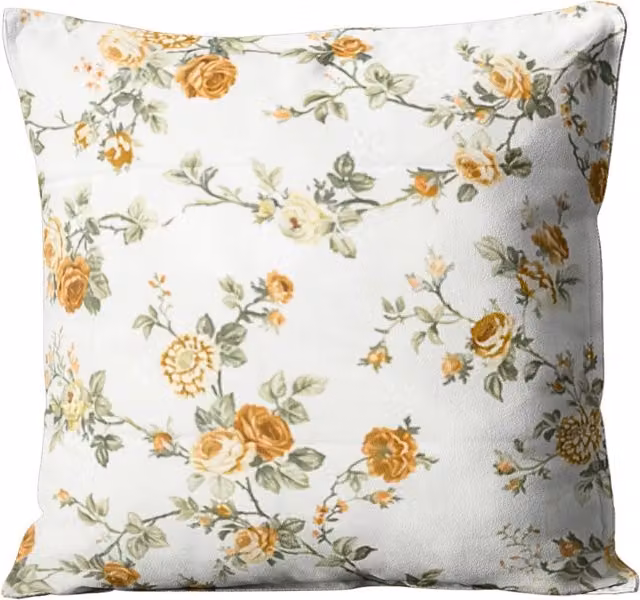 Funda de almohada Doratex de algodón 100% con diseño floral multicolor, An/P/Al: 40 x 40 cm