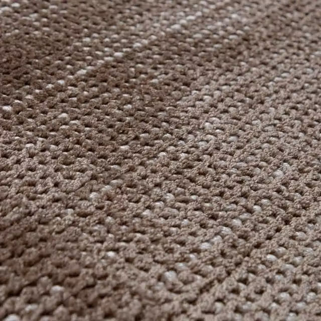 Alfombra Colleen redonda de viscosa en color beige y gris, Diámetro: 120 cm