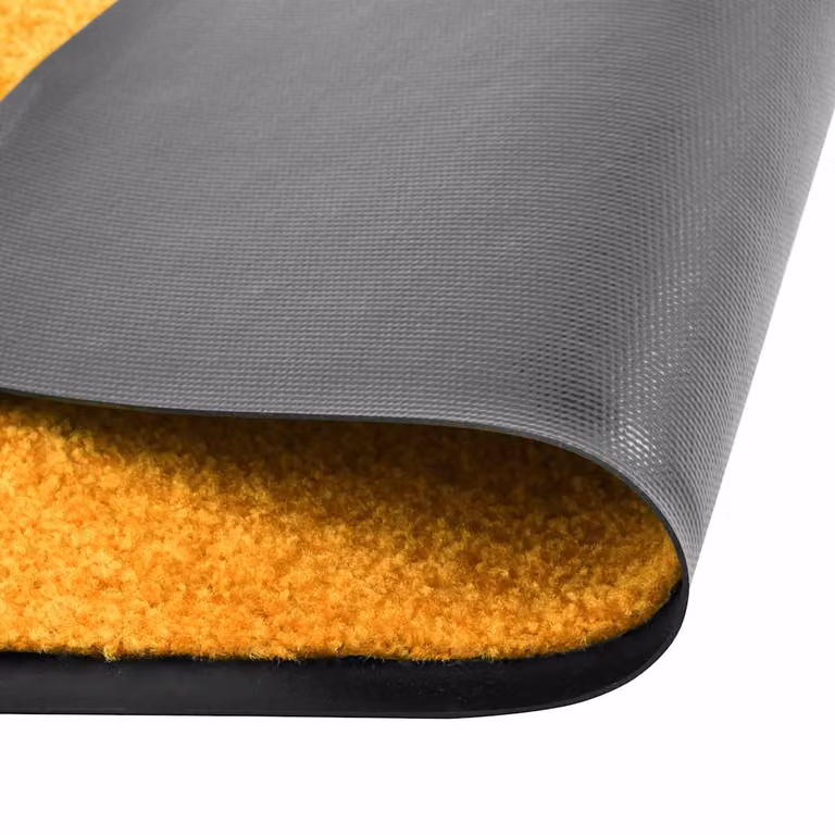 Felpudo lavable vidaXL naranja de diseño moderno, antideslizante, An/P: 60 x 90 cm