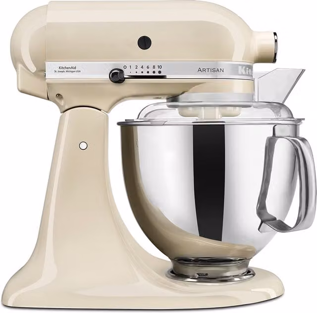 Robot de cocina KitchenAid Artisan línea mezcladora en color beige