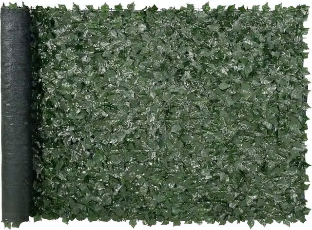 Valla decorativa de hiedra artificial VEVOR verde para jardín y terraza, An/P/Al: 300 x 150 cm
