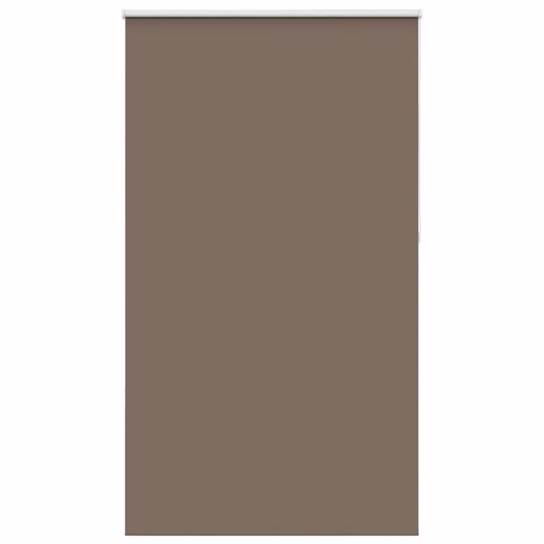 Estor Enrollable Opaco vidaXL Color Café en Poliéster An/P/Al: 120 x 116,6 x 210 cm