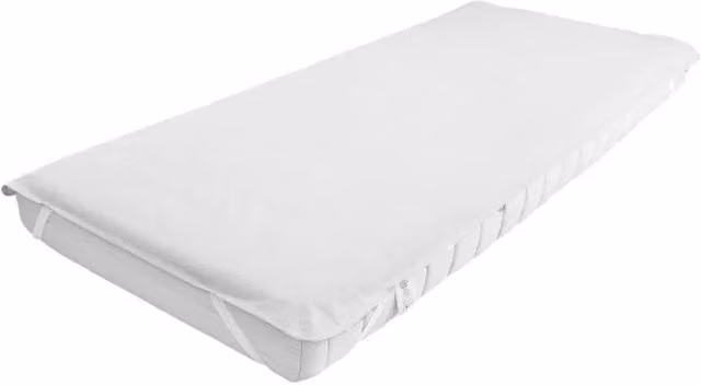 Protector de colchón impermeable Classic Senna Home de algodón blanco An/An/Al: 160 x 200 cm