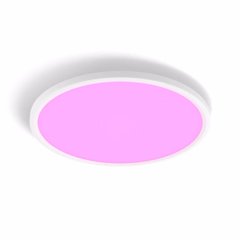 Plafón de techo Philips Hue Devote LED redondo de color blanco