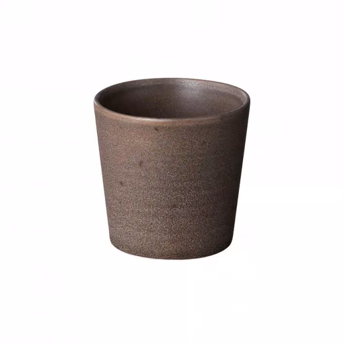 Taza de espresso Kumi de Blomus en cerámica color marrón de 180 ml