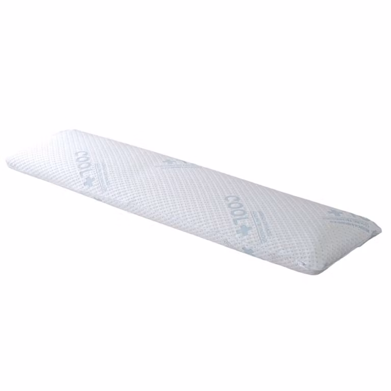 Almohadón viscoelástico Reca Bedding blanco con funda desenfundable An/P: 150 x 40 cm