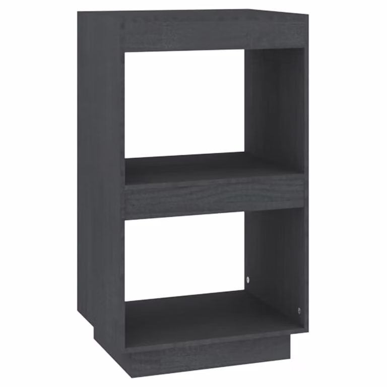 Estantería de madera maciza de pino vidaXL en color gris An/P/Al: 40 x 35 x 71 cm