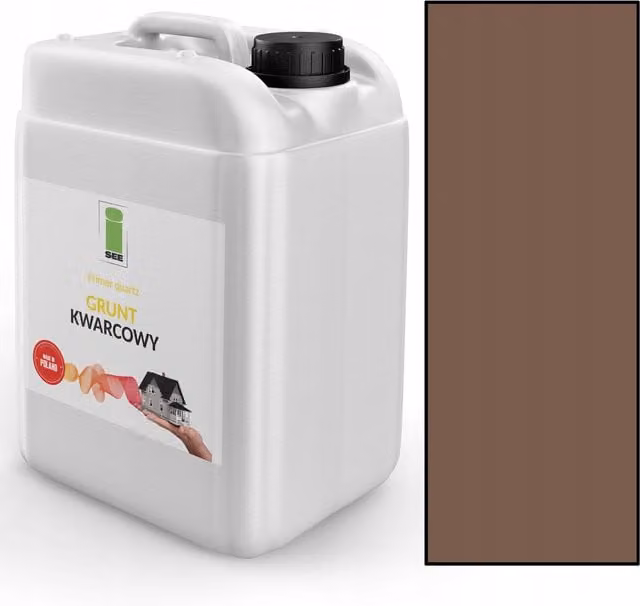 Imprimación para yeso de mosaico I SEE M82 marrón oscuro de 7,5 kg con base acuosa y secado rápido