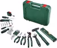 Juego de herramientas Bosch Advanced de 52 piezas en color verde