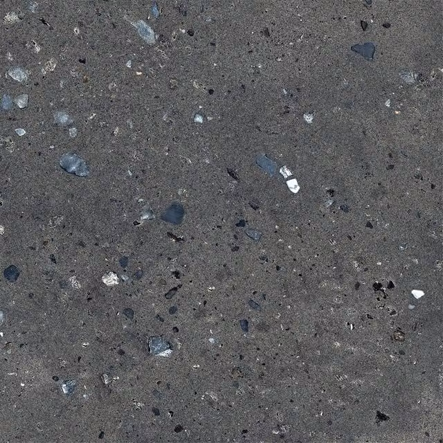 Baldosa de gres porcelánico SO-TILES efecto piedra terrazzo negro mate de 60 x 60 cm