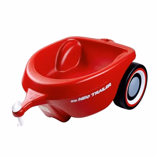 Remolque Bobby Car Neo de BIG en color rojo para niños a partir de 1 año