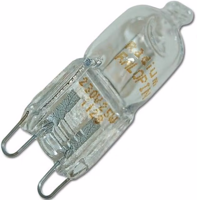 Bombilla halógena G9 De Dietrich de 25W transparente