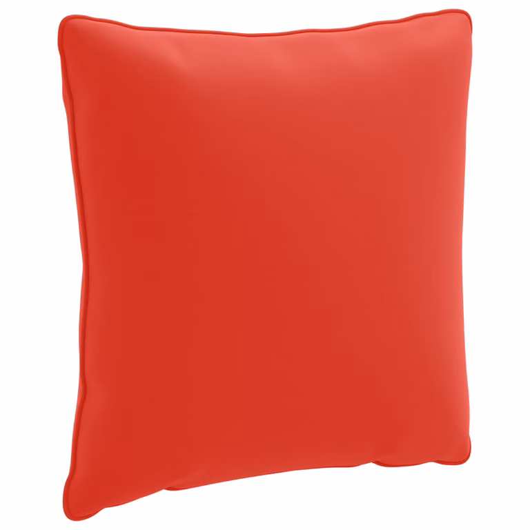 Cojín de respaldo PUTTEN vidaXL de poliéster color rojo, 40 x 40 x 15 cm