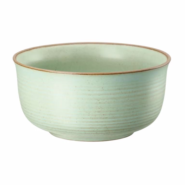 Cuenco de cereales Rosenthal Thomas Nature de gres con diseño floral verde de 70 cl