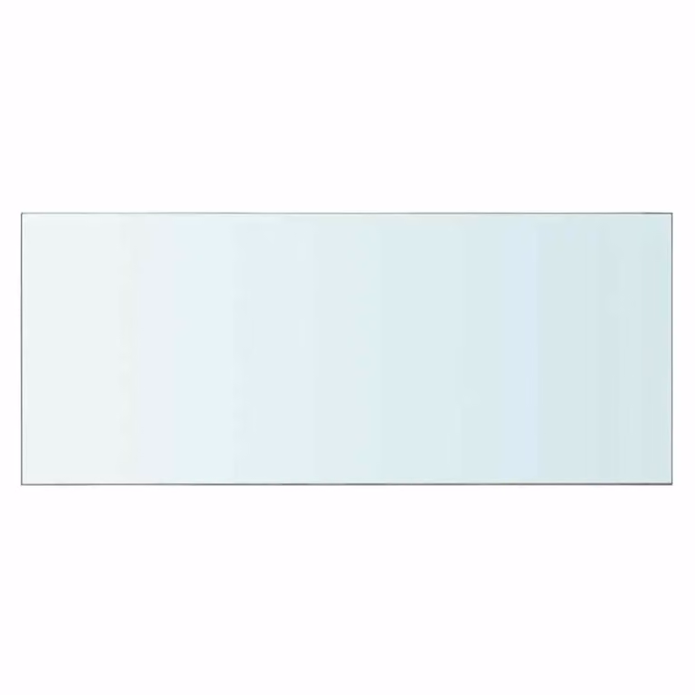 Panel de estante de vidrio transparente vidaXL An/P/Al: 70 x 30 x 1 cm