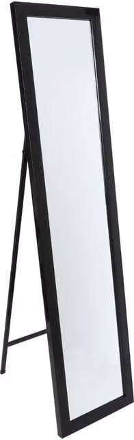Espejo de pie clásico Atmosphera rectangular en color negro, An/P/Al: 37 x 1 x 157 cm